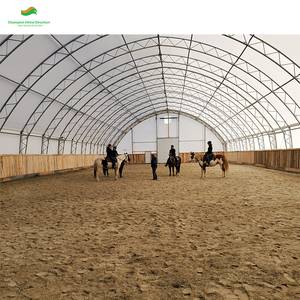 50x60 ft nông nghiệp nơi trú ẩn chịu thời tiết PVC Dome trang trại thiết bị chăn nuôi thép/kim loại khung nhà để xe tán sử dụng lưu trữ - Product Image 4