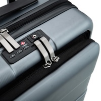 Vente chaude moderne pilote affaires bagages sacs ABS coque dure chariot valises ouverture avant poche pour ordinateur portable fermeture éclair pour voyage