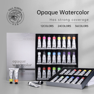 Peintures à l'eau opaques de qualité artistique Rubens Premium Pigment <span class=keywords><strong>Tubes</strong></span> de 15 ml 12 couleurs 24 couleurs 36 couleurs pour le dessin et les projets artistiques - Product Image 4