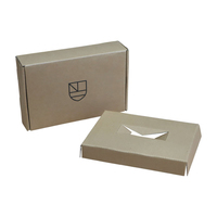 Boîte d'emballage d'expédition en carton ondulé recyclable et réutilisable avec laminage mat et gaufrage pour l'emballage de crème pour le visage et de cosmétiques