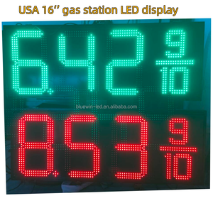 Trạm Xăng ngoài trời không thấm nước IP65 42 "36" 24 "18" inch 8.889/10 8.889 <span class=keywords><strong>LED</strong></span> gas dấu hiệu giá <span class=keywords><strong>LED</strong></span> gas phí hiển thị - Product Image 3