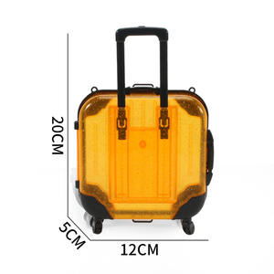 Mini deux paires de quatre paires de faux cils, valise de voyage carrée, boîte de rangement pour les cosmétiques - Product Image 4