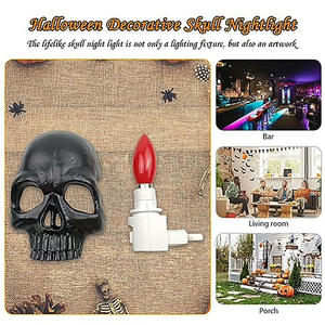 Lampada Notturna a Forma di Teschio Umano con Regolazione dell'Atmosfera - Product Image 4