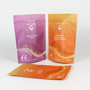 Bolsa de Embalaje para Snacks de Aluminio Mate Impresa Personalizada, Bolsa Plana con Fondo Sellado para Almacenamiento de Alimentos, Café, Té, Bolsa de Mylar - Product Image 6