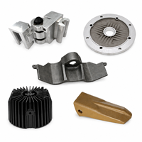 Pièces automobiles et de motos OEM en alliage d'aluminium ADC12, acier au carbone et fonte ductile, fabriquées par moulage de précision dans le sable.