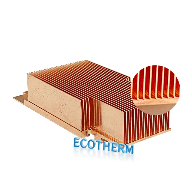 Custom 1000w 500w High Power TEC Heat Pipe Copper Skived Fin Heatsink for Server CPU