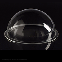 Vente en gros de 3cm à 60cm de diamètre hémisphère en plexiglas transparent dôme en acrylique pour chat et chien