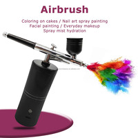 Kit compresseur d'air aérographe à double action pour la décoration de gâteaux Maquillage efficace Outils de beauté Nail Art Tattoo Body Art Spray Machine