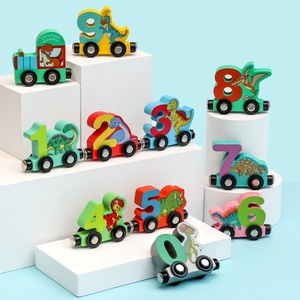 <span class=keywords><strong>Tren</strong></span> de vías de vía férrea para niños, juego educativo de <span class=keywords><strong>tren</strong></span> de madera para bebés - Product Image 3