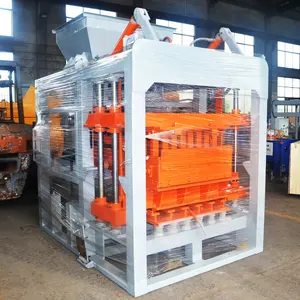 QT4-15 Full Automatic Cement Concrete Block Making Machine Hydraulic Pressure Block Machine Making Machine In Kenya 6000