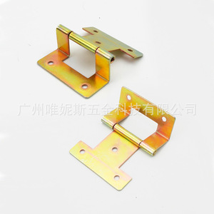 Furniture Hinge 2 Mm Cold Rolled Steel Surface Mount Zinc Plated Antirust Wooden Box Hardware - Product Image 1