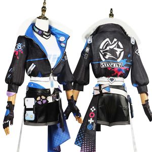 Honkai Star Rai Cosplay botas juego Silver Wolf Cosplay disfraz Anime uniforme traje Halloween carnaval fiesta traje <span class=keywords><strong>mujer</strong></span> vestido - Product Image 4