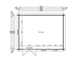 Maison de jardin en bois avec coussins de meubles en bois salon Gartenhaus balcon <span class=keywords><strong>cabane</strong></span> de jardin pour vivre - Product Image 5