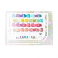 Nouveau Kit de Vernis Gel UV Nude Hua Chen Yue Xi 32 Couleurs Milan, Étanche, Séchage Rapide, Écologique, Bouteille Personnalisable avec Logo, Fournitures pour Ongles