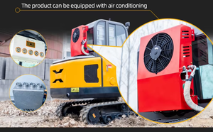Miniexcavadora de Oruga de 2.5 Toneladas 2500kg de Bajo Mantenimiento y Alta Eficiencia para Construcción Agrícola Certificada CE ISO - Product Image 6