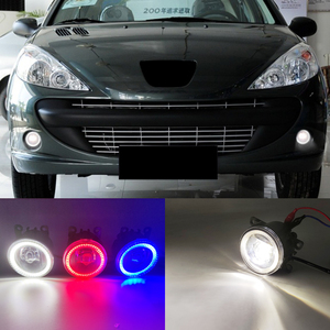Feu antibrouillard <span class=keywords><strong>LED</strong></span> pour voiture, phares, 2 fonctions, anti-brouillard, pour Peugeot <span class=keywords><strong>207</strong></span> 2009, 2012, 2013, 2 fonctions - Product Image 2