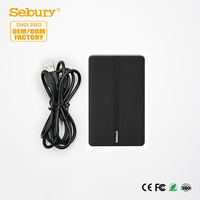 Módulo Lector/Escritor de Plástico Impermeable de Doble Frecuencia 125KHz EM 13.56MHz Lector de Tarjetas Sin Contacto Mifare