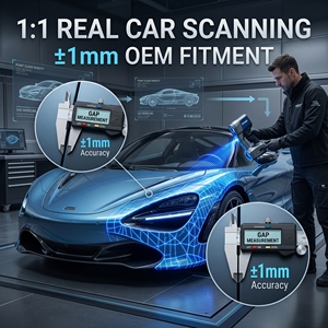 Kit de Carrocería de Fibra de Carbono de Alto Rendimiento para Lamborghini Aventador Widebody, Piezas Aerodinámicas - Ajuste Preciso de ±0.5mm - Product Image 4