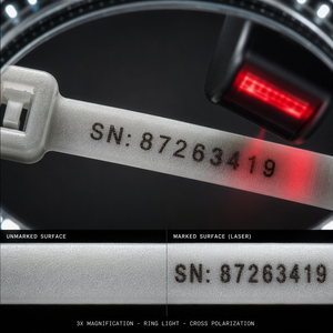 Bridas <span class=keywords><strong>de</strong></span> <span class=keywords><strong>Cable</strong></span> Personalizadas Resistentes al Calor PA66 con Certificación UL94, Bridas <span class=keywords><strong>de</strong></span> <span class=keywords><strong>Cable</strong></span> con Número <span class=keywords><strong>de</strong></span> Serie <span class=keywords><strong>de</strong></span> 200 mm, Hechas en China - Product Image 2