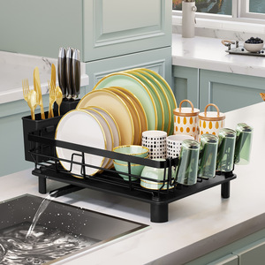 Organizador de Cocina Multifuncional para Estantes, Escurridor Metálico Vertical para Platos, Tazones y Bandejas - Product Image 1
