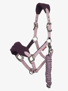 Vente en gros de colliers de tête en molleton Halters pour chevaux et cordes de plomb Hardware Racing Horse Bridle Ensemble complet Équipement Western Horse Halter - Product Image 6