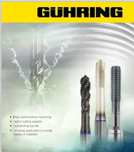 Fresas de carburo Guhrings de alto rendimiento, varios grifos Guhrings, herramienta de perforación Guhrings Drills 5515-2,5