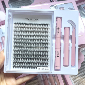 Extensions de <span class=keywords><strong>cils</strong></span> individuelles DIY, bouquets de <span class=keywords><strong>cils</strong></span>, faux <span class=keywords><strong>cils</strong></span>, <span class=keywords><strong>cils</strong></span> russes, 12 rangées, marque TINANA, vente en gros - Product Image 2