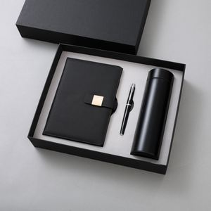 Set <span class=keywords><strong>de</strong></span> Papelería con Botella <span class=keywords><strong>de</strong></span> Agua Aislada y <span class=keywords><strong>Cuaderno</strong></span> <span class=keywords><strong>de</strong></span> Cuero PU A5 con Bolígrafo, Personalizado con Logotipo, Regalo <span class=keywords><strong>para</strong></span> Profesores - Product Image 2