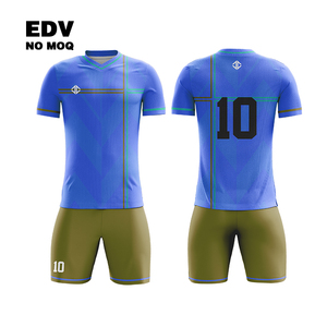 Wholesale OEM Kids Football Jersey High Stretch Football Jersey Flexible Soft Breathable Quick Dry For Intense Match Play - Product Image 3