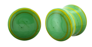 Pendiente de madera en espiral de cristal, Piercing de Metal de buena calidad, tapón para oreja, clip para nariz, pinza para labio, calibrador de oreja - Product Image 3