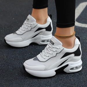 Nuove <span class=keywords><strong>Scarpe</strong></span> <span class=keywords><strong>Sportive</strong></span> Casual da Donna 2026 Leggere e Traspiranti <span class=keywords><strong>con</strong></span> Lacci e <span class=keywords><strong>Tacco</strong></span> <span class=keywords><strong>Interno</strong></span> Rialzato - Product Image 2