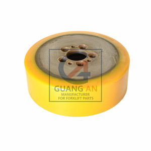 Roue d'entraînement en PU, pouces, pour <span class=keywords><strong>chariot</strong></span> <span class=keywords><strong>élévateur</strong></span> jungle heriche - Product Image 1