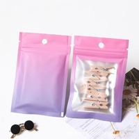 Sac d'emballage refermable réutilisable pour boîte surprise - Mini pochette plate en aluminium givré, usage universel pour bijoux et cadeaux