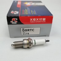 Bougie d'allumage à injection électrique pour moto 110/125/150 avec bougie à résistance A7RTC/D8RTC/B7RTC