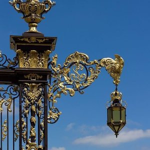 Stile europeo impermeabile in ferro battuto lampada da parete a LED ombra proiezione luce esterna per la costruzione di facciata in giardino immobiliare - Product Image 6