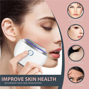 Tavola da massaggio per terapia con vibrazione Del calore microcorrente Cuidados Del Rostro Lifting facciale ghiaccio Gua Sha massaggiatore Alat - Product Image 3
