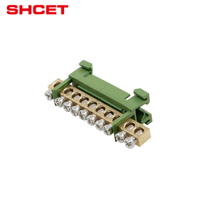 Nhà máy OEM mặt đất Brass Trái Đất khối thiết bị đầu cuối dây đồng liên kết 4way 10way zero dòng thanh Brass nền tảng thiết bị đầu cuối xe buýt thanh khối - Product Image 6