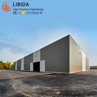 Bâtiments d'entrepôt industriels à grande portée, bâtiments d'atelier à ossature métallique pour la fabrication