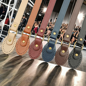 Asas de bolso de cuero dividido de 60cm de alta calidad 2 unids/par como accesorio tipo cinturón para bolsos - Product Image 2