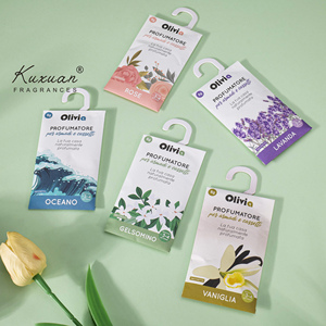 8g Sachets parfumés frais vêtements sac de rangement <span class=keywords><strong>cintre</strong></span> avec lavande bois de santal océan arômes pour armoire tiroirs voitures placards - Product Image 6
