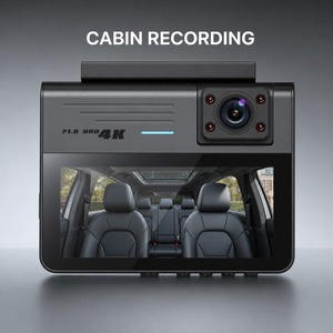 Caméra de recul IPS 3 canaux pour véhicule, 1080P, DVR automatique, WiFi intégré, écran 3 pouces, batterie 150 mAh, Type-C, H264, capteur G, <span class=keywords><strong>enregistrement</strong></span> <span class=keywords><strong>en</strong></span> boucle - Product Image 3