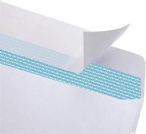 Aimoh # 10 Sobres <span class=keywords><strong>de</strong></span> <span class=keywords><strong>Correo</strong></span> Autoadhesivos <span class=keywords><strong>de</strong></span> Seguridad con Tinte <span class=keywords><strong>de</strong></span> Seguridad, Reciclados, 4x9 Pulgadas, Sin Ventana, Paquete <span class=keywords><strong>de</strong></span> 100, Blancos, 24LB (34100) - Product Image 5