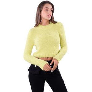 Suéter de Punto 2021, Cuello Alto, Cuello Redondo, Ropa de Mujer, Moda, Manga Larga, Informal, ST0068, Tejido por Computadora, Invierno, Nuevo - Product Image 3