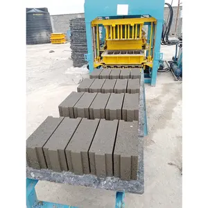 Máquina para fazer blocos de concreto e cimento para pavimentação, totalmente automática, com certificado CE QT5-15