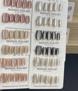 ที่กดเล็บแบบใช้มือติดบนเล็บลายตาแมวเปลือยมีหลายสีตามสั่ง - Product Image 1