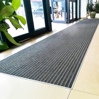 Karpet Belgia saling mengunci tikar pintu masuk komersial aluminium