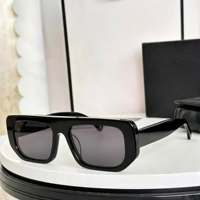 Nouvel Arrivage Lunettes de Soleil Carrées Épaisses à Monture Complète Rétro Protection UV400 Tendance Mode Streetwear Extérieur Verres Dégradés PC Rad