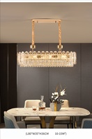 Lustre rond en cristal de luxe, lampe suspendue, grande taille, salon, chambre à coucher, restaurant, lumière moderne, lustres en cristal