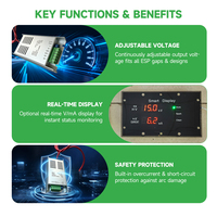 Module d'alimentation triphasé réglable sur rail DIN, alimentation à découpage stable pour le contrôle de la purification industrielle