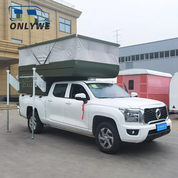 ONLYWE Hot Sale Offroad 4x4 Pickup Caravan RV Travel Truck Camper zur Abholung